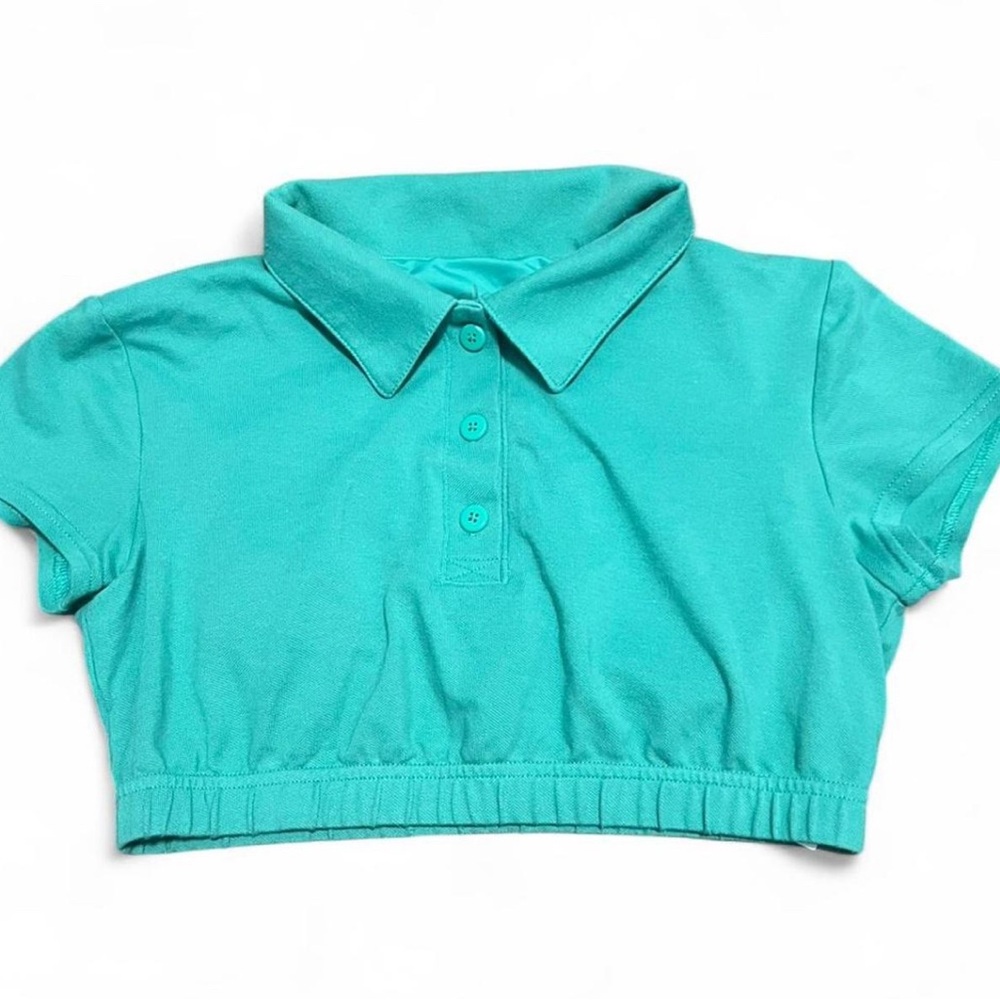 ALO Yoga Croped Polo Top